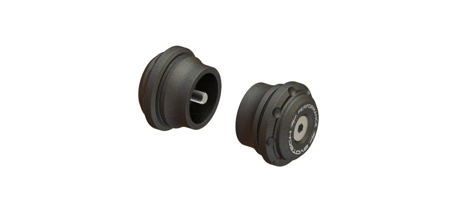 Evotech Bar End Weights (Non Bar End Mirror Version) - Triumph Street Triple R (2020-2022)