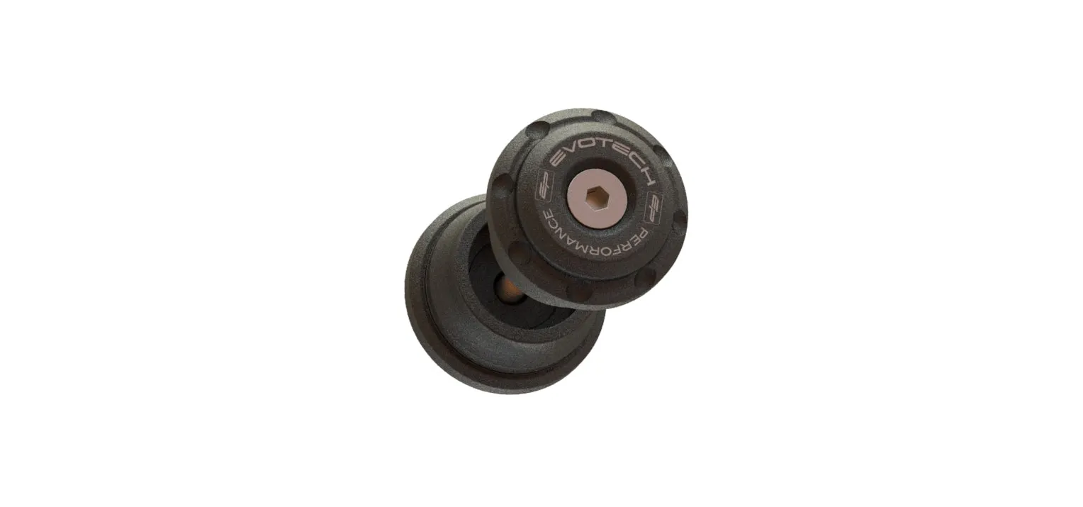 Evotech Bar End Weights (Non Bar End Mirror Version) - Triumph Street Triple R (2020-2022)