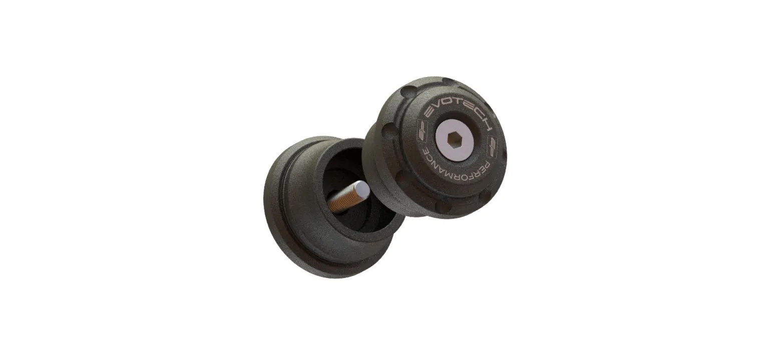 Evotech Bar End Weights (Non Bar End Mirror Version) - Triumph Street Triple R (2020-2022)