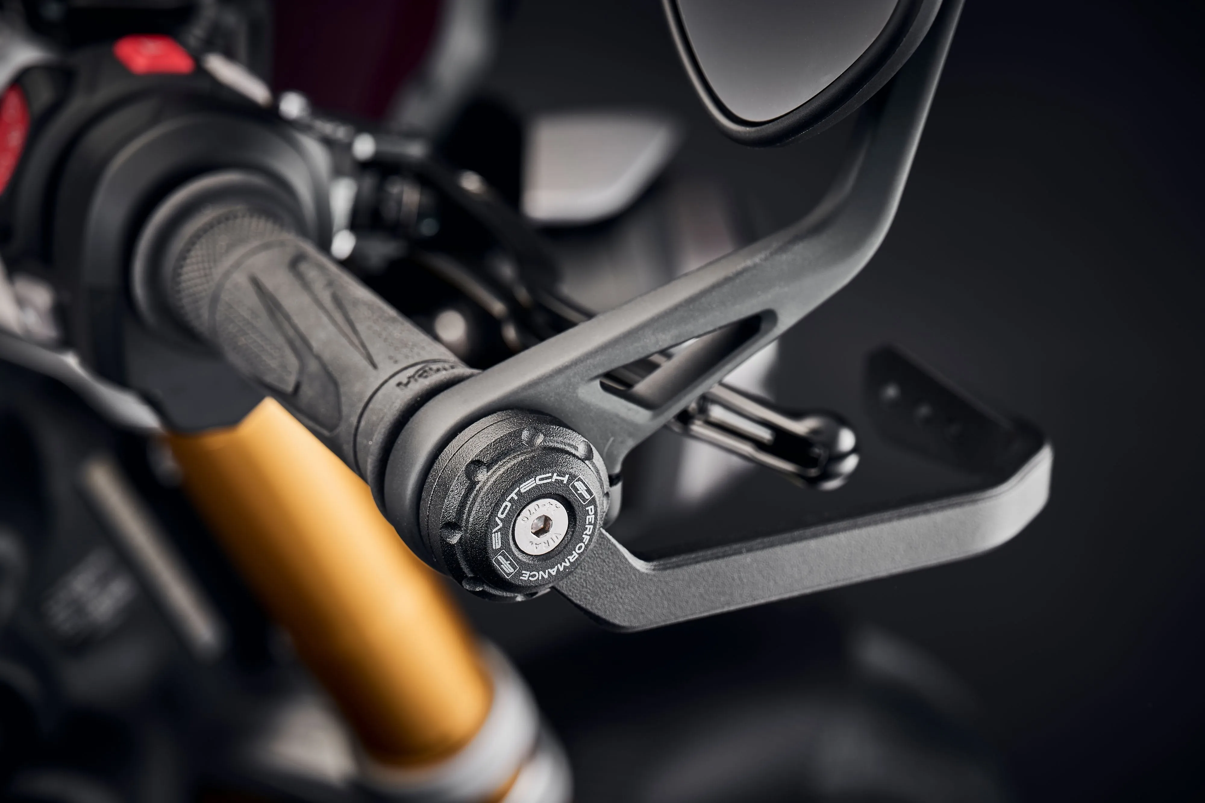 Evotech Triumph Street Triple 765 RS Brake Lever Protector Kit (2023 ) (Bar End Version)
