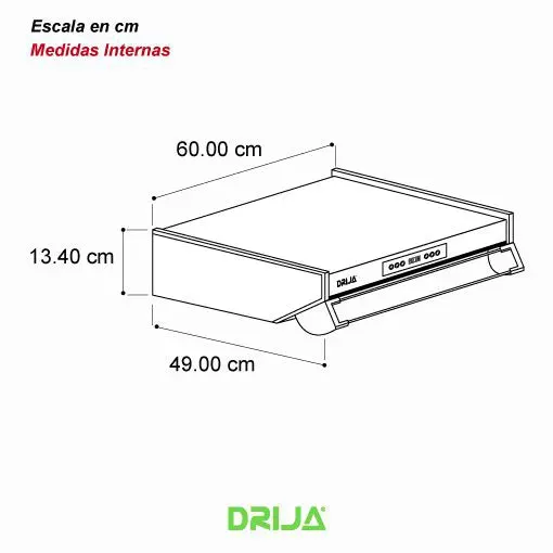 Extractor de Grasa Negra Slim Touch 60