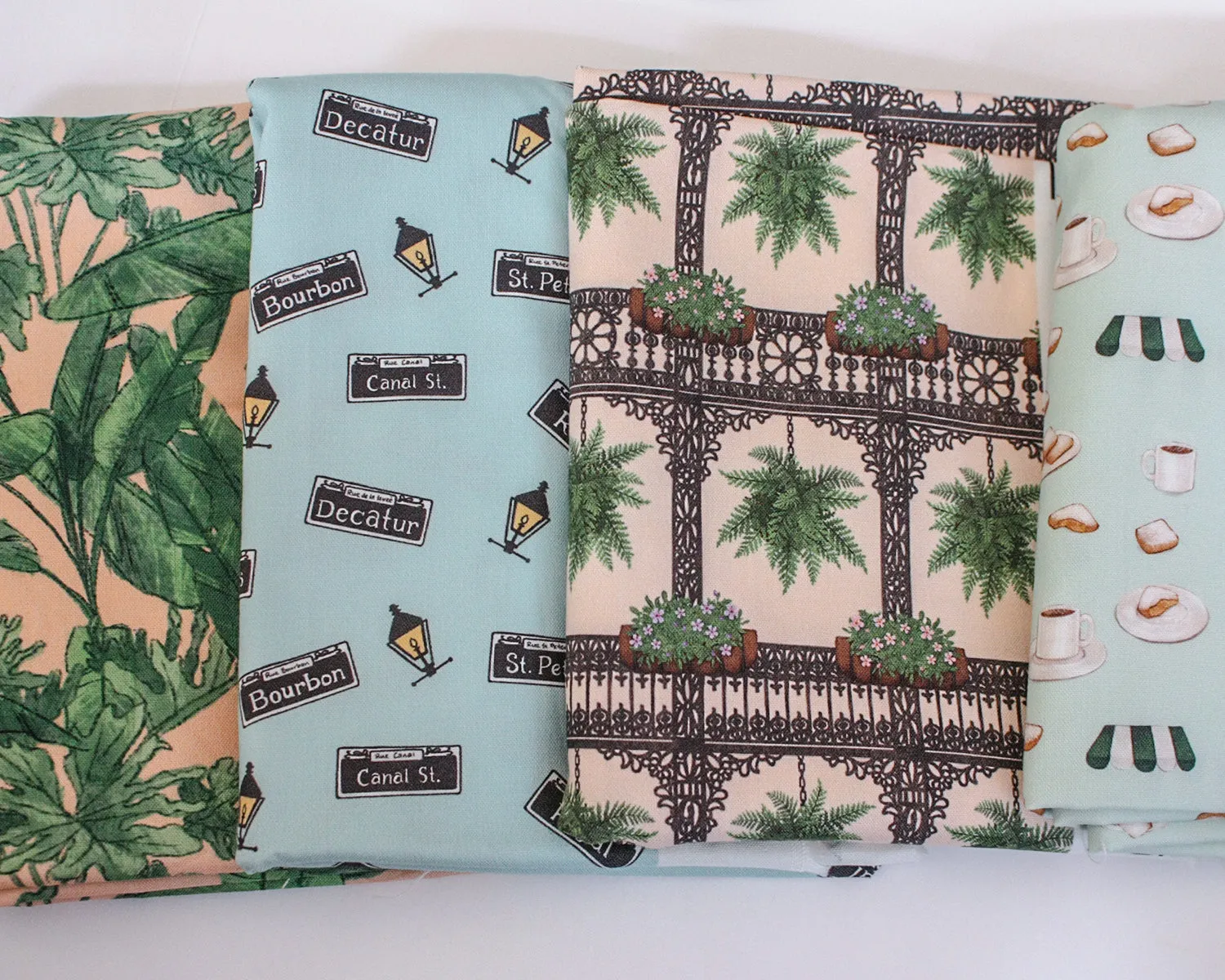 Fabric: French Quarter Street Signs | 100% Cotton Woven