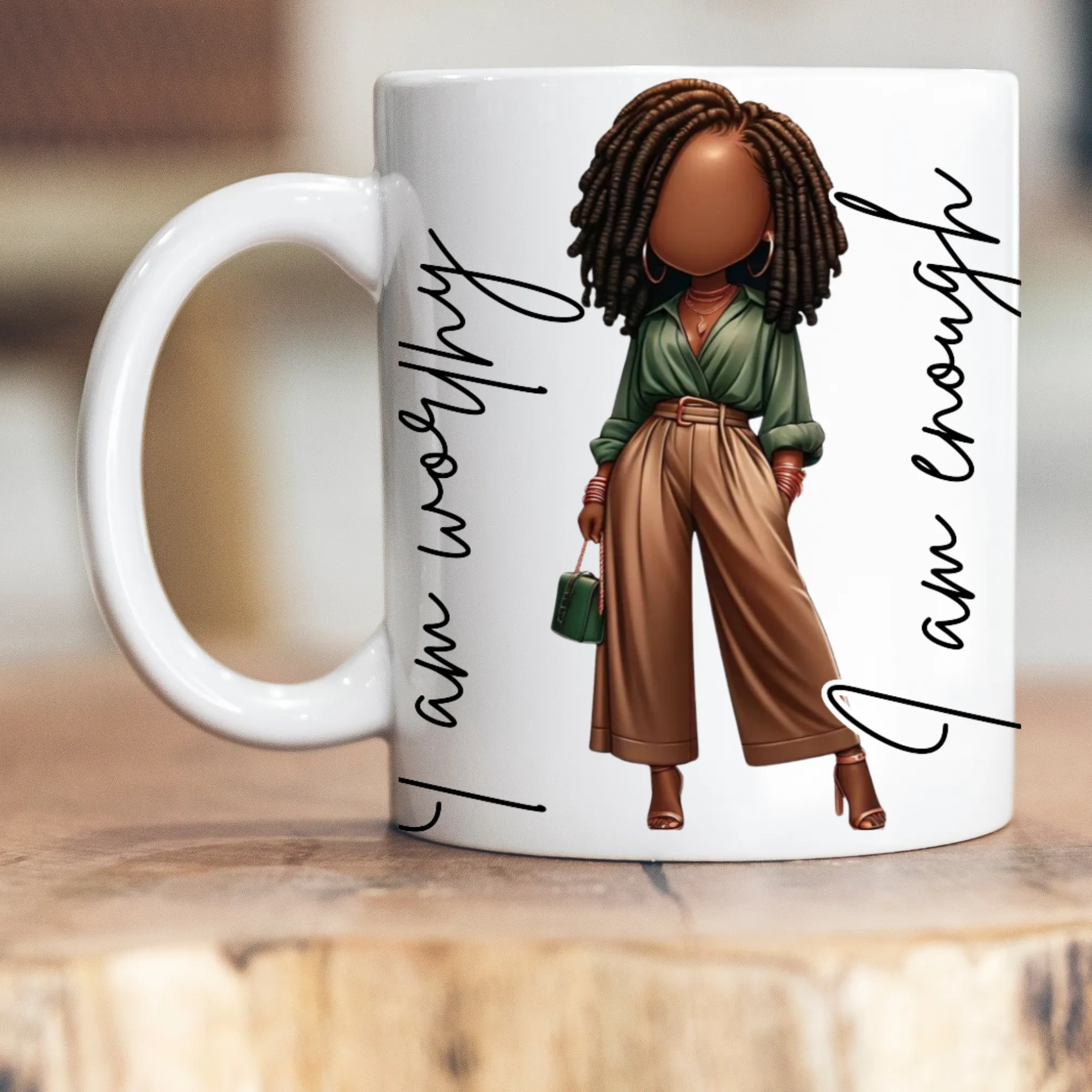 Faceless Affirmation Coffee Mug