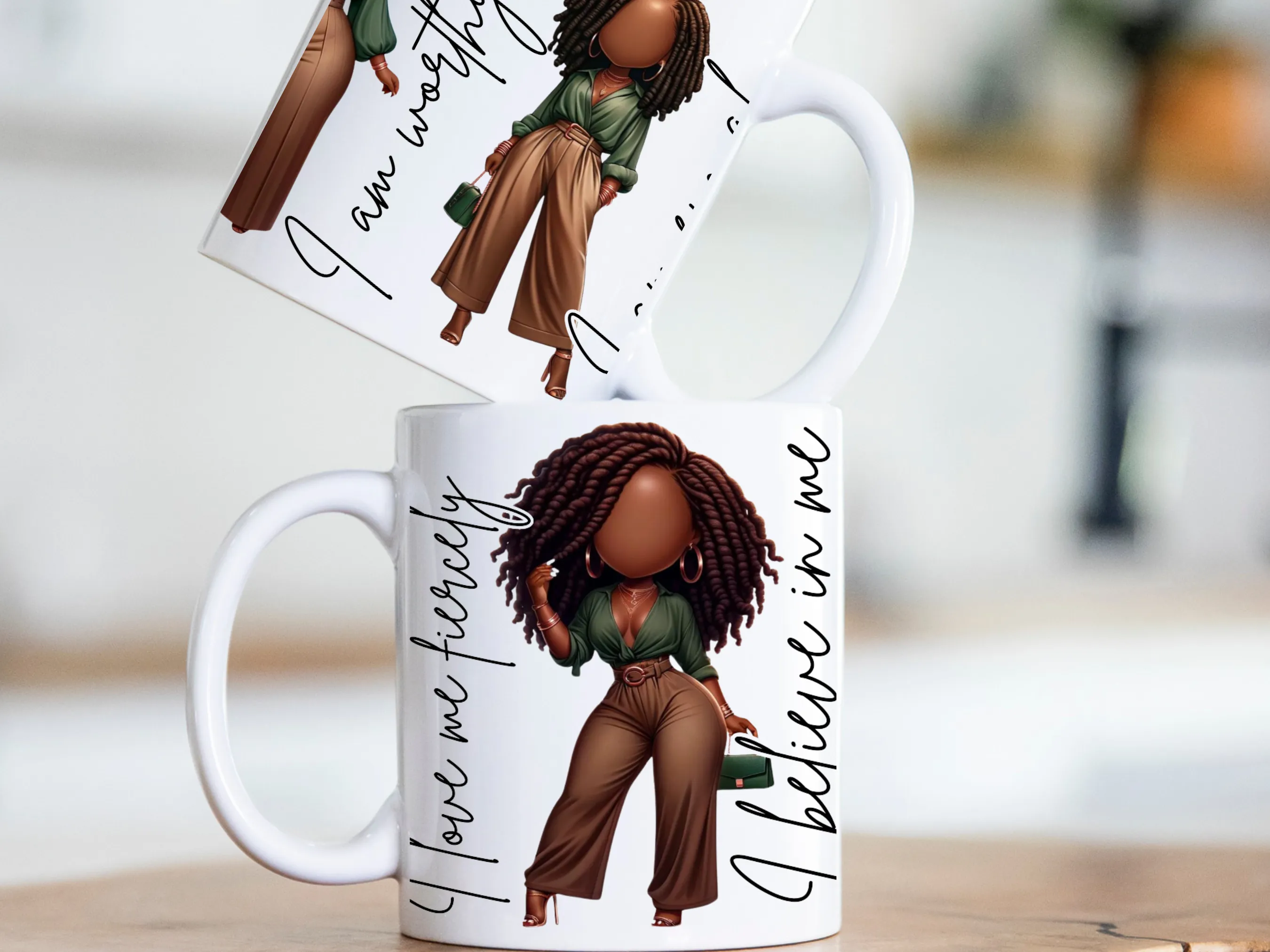 Faceless Affirmation Coffee Mug