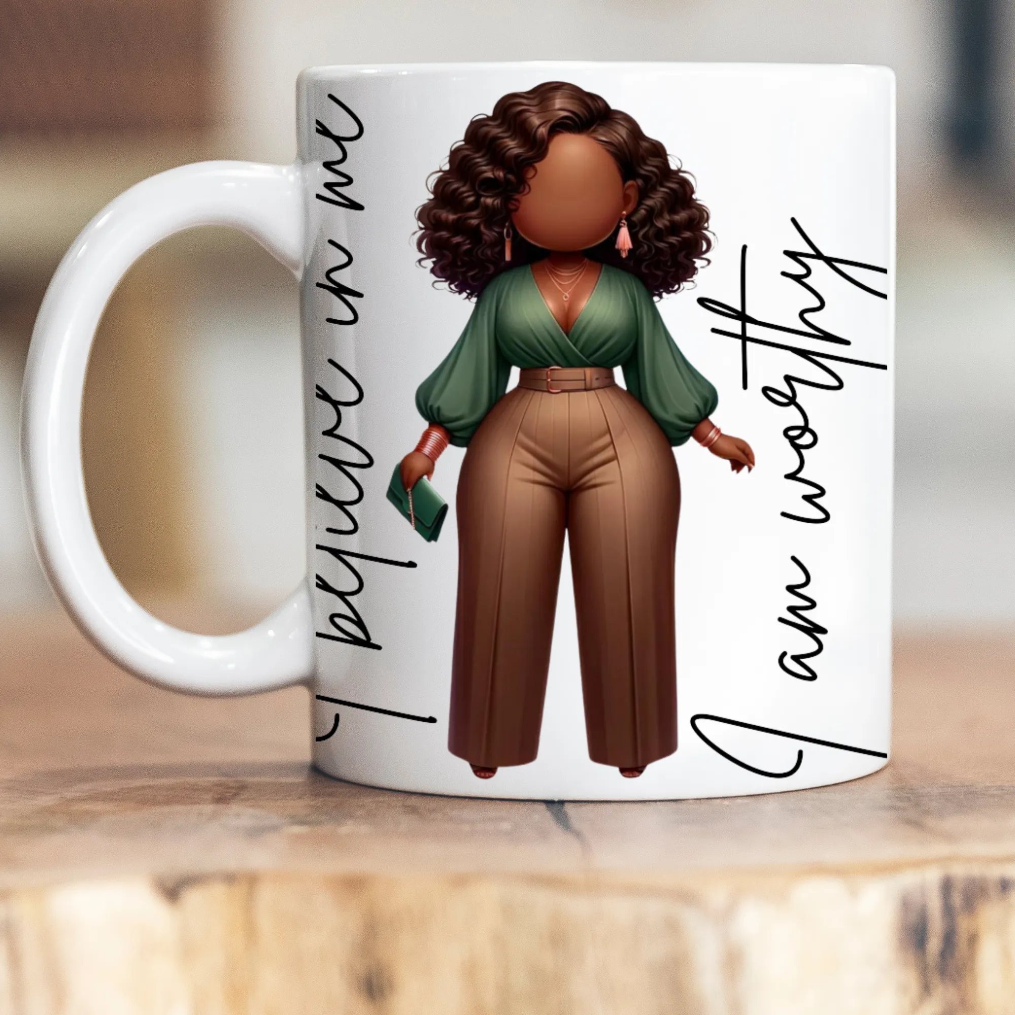 Faceless Affirmation Coffee Mug