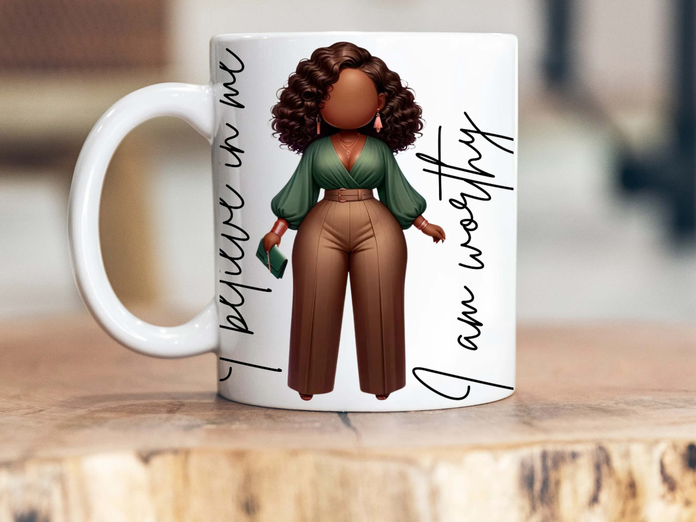 Faceless Affirmation Coffee Mug