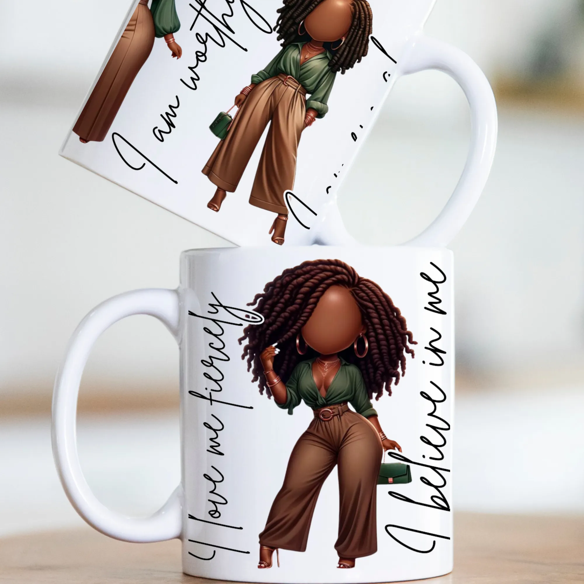Faceless Affirmation Coffee Mug