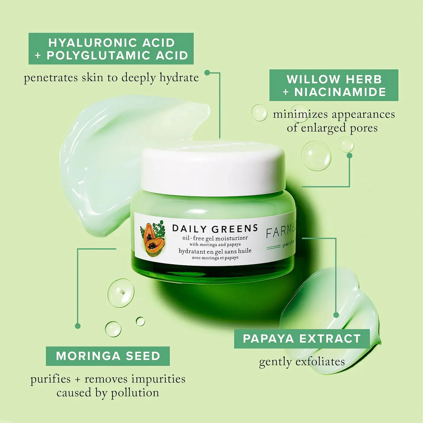 Farmacy Daily Greens Oil-Free Gel Moisturizer
