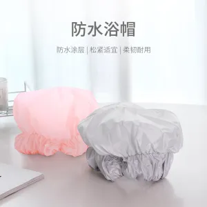 FaSoLa Waterproof Shower Cap - Pink