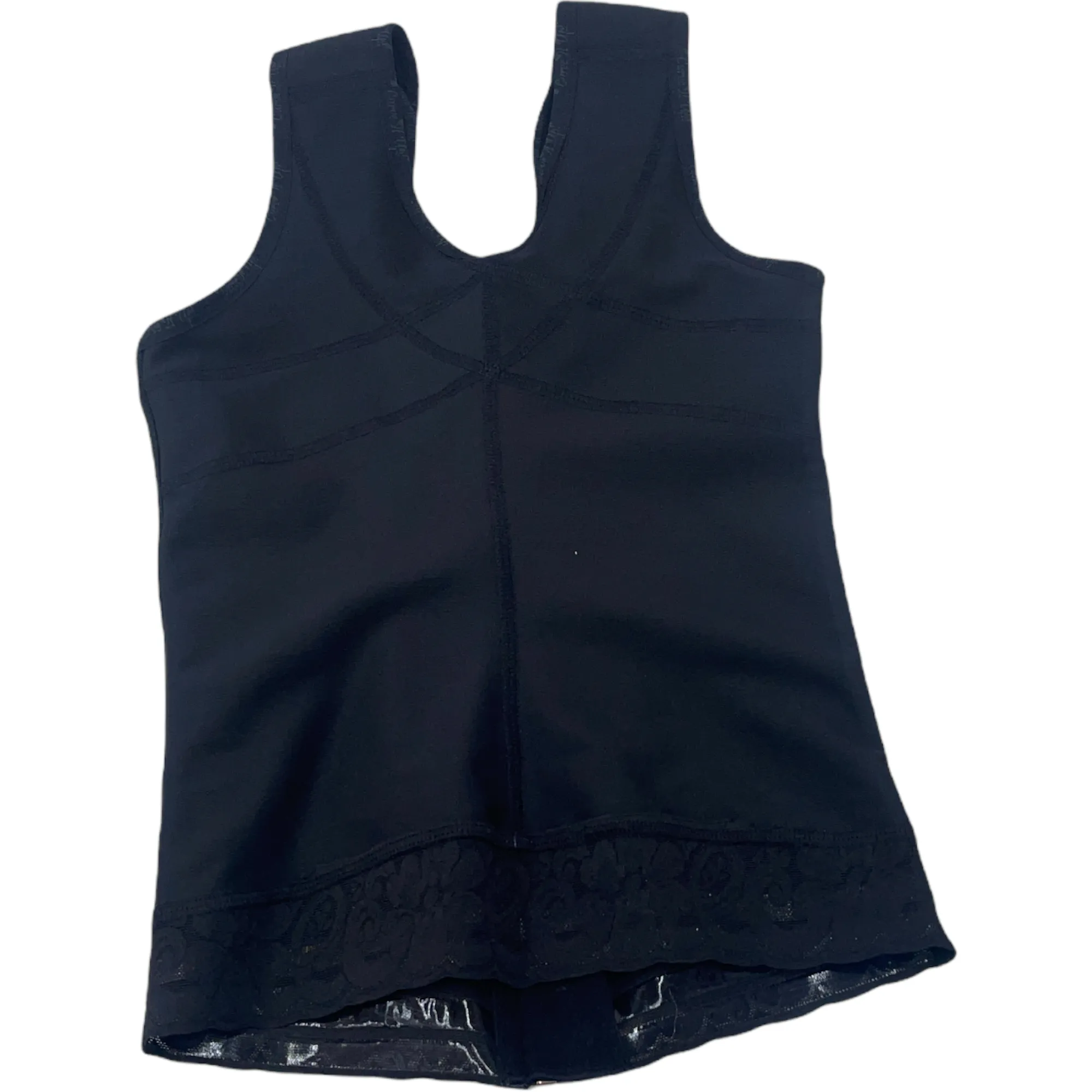 FB7030 LATEX VEST WITH FRONTAL ZIPPER