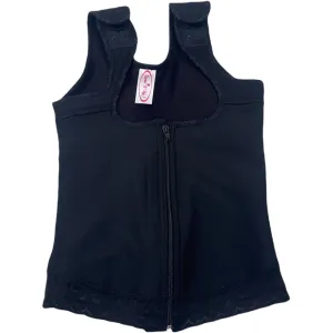 FB7030 LATEX VEST WITH FRONTAL ZIPPER