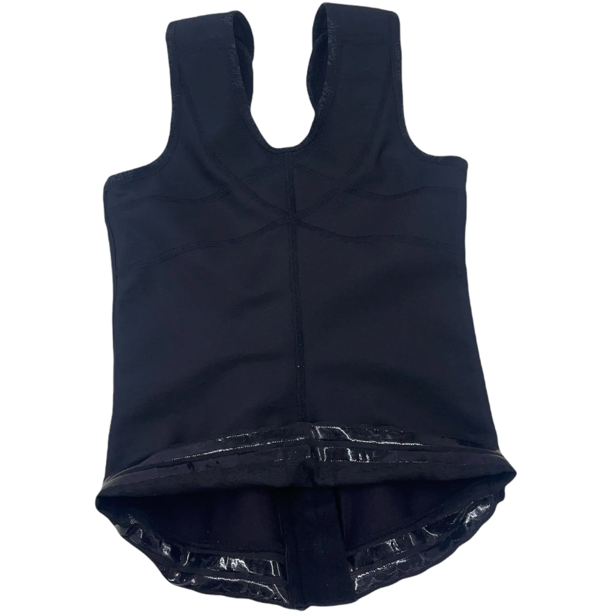 FB7030 LATEX VEST WITH FRONTAL ZIPPER