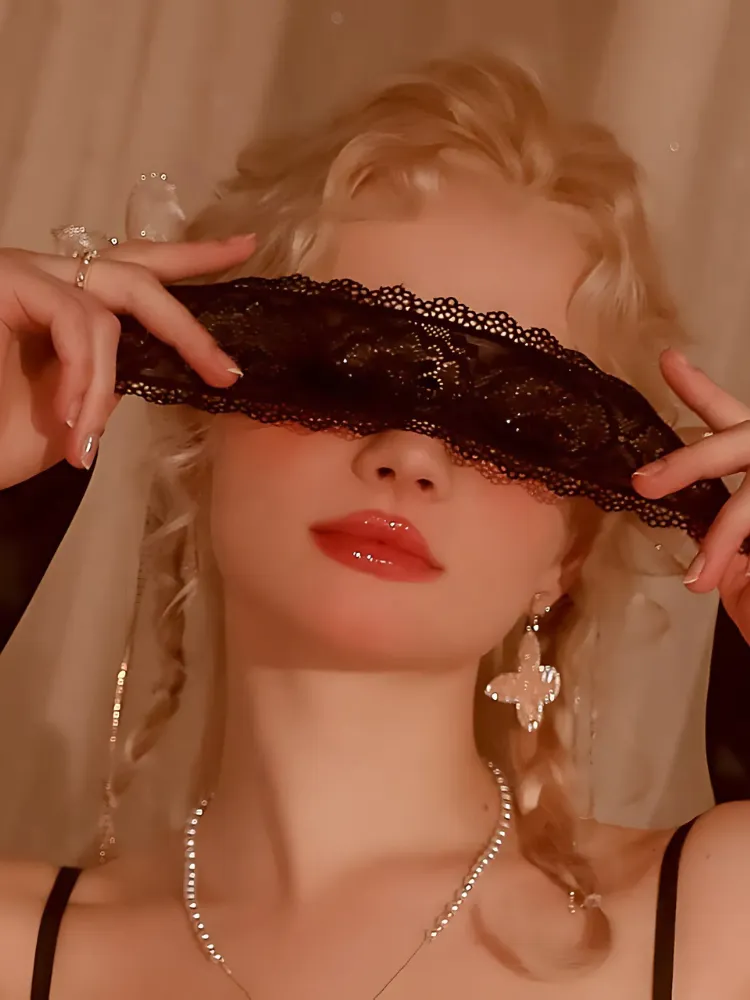 Floral Lace Eye Mask