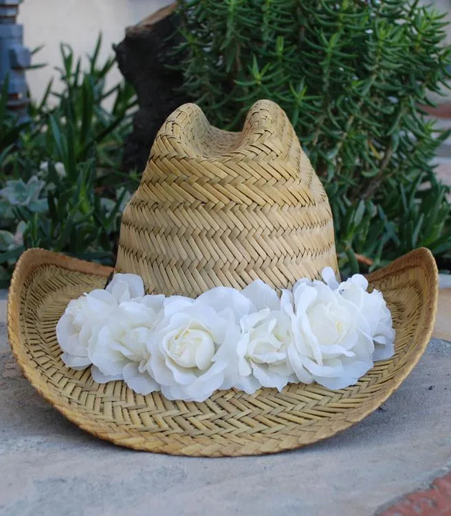 Flower Cowgirl Hat