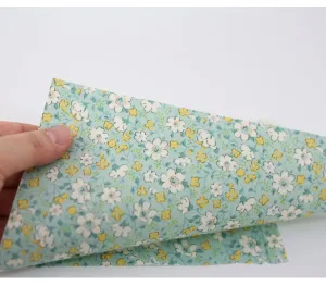 Flowers Waterproof Fabric Floral Waterproof - Pink or Green - By the Yard 433213-2