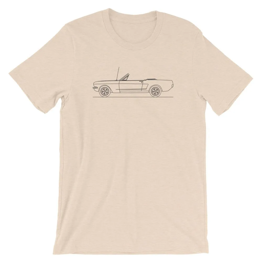 Ford Mustang GT Convertible silhouette T-shirt