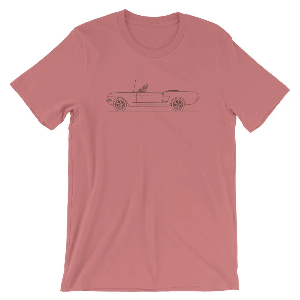 Ford Mustang GT Convertible silhouette T-shirt