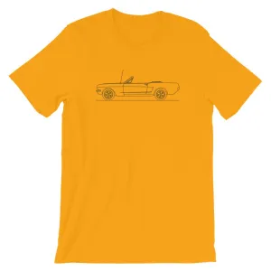 Ford Mustang GT Convertible silhouette T-shirt