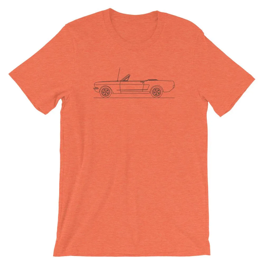 Ford Mustang GT Convertible silhouette T-shirt