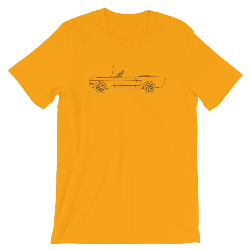 Ford Mustang GT Convertible silhouette T-shirt