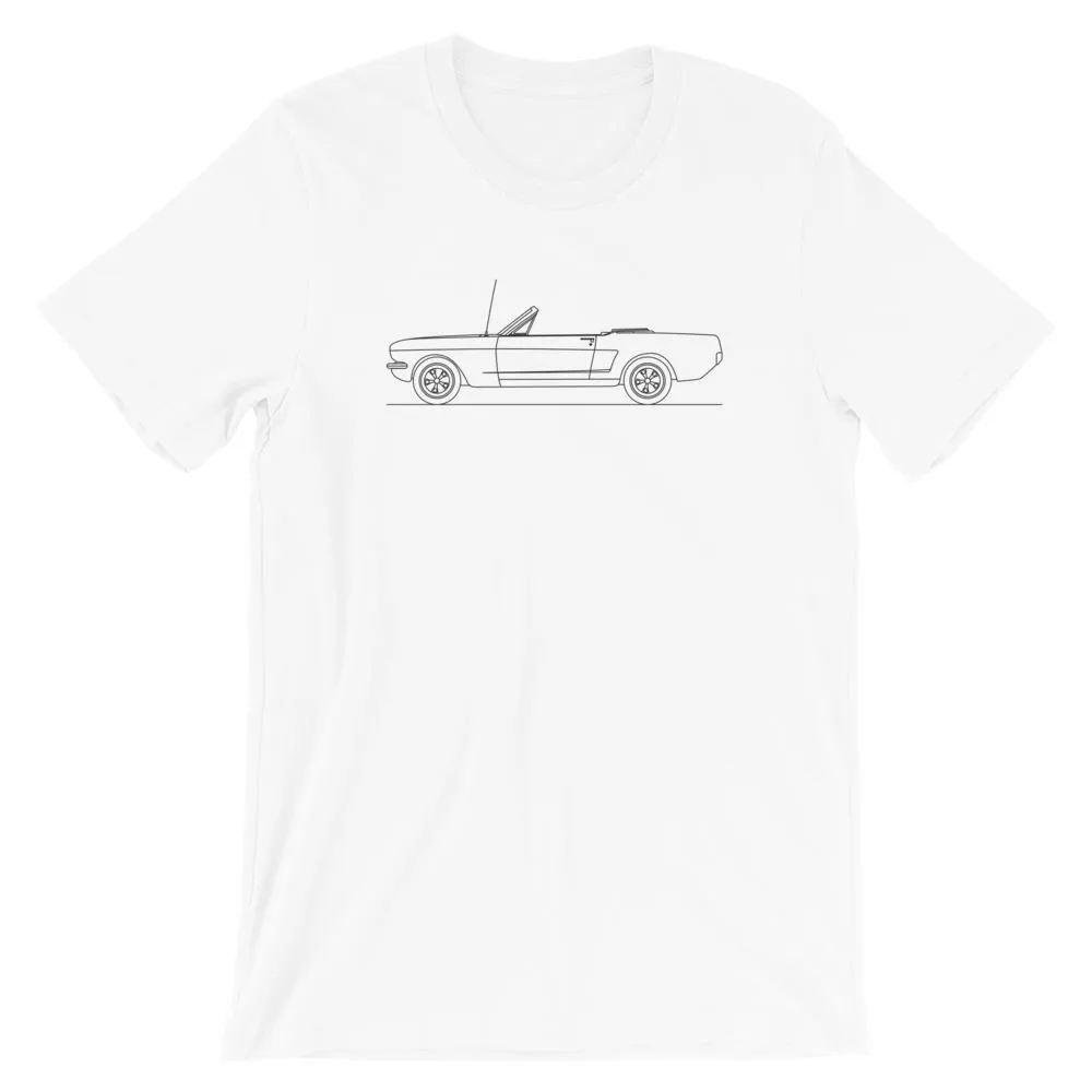 Ford Mustang GT Convertible silhouette T-shirt