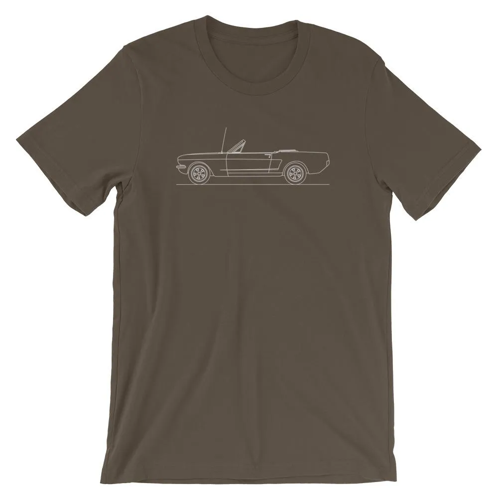 Ford Mustang GT Convertible silhouette T-shirt