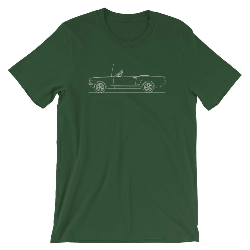 Ford Mustang GT Convertible silhouette T-shirt