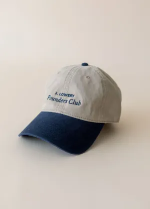 Founders Club Cap | Cream & Navy