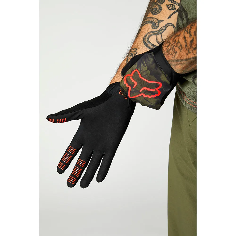 FOX FLEXAIR ASCENT GLOVES [OLIVE GREEN]