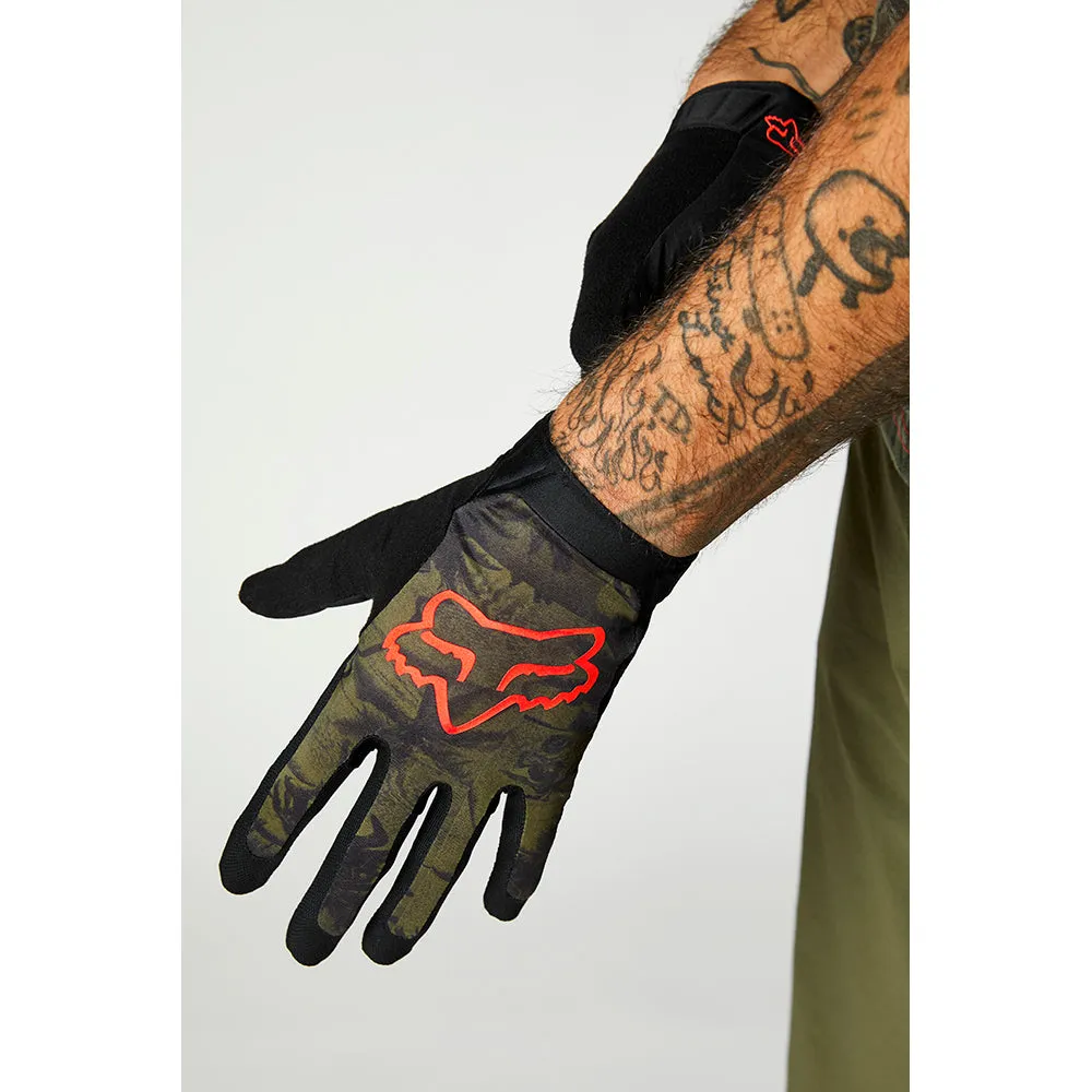FOX FLEXAIR ASCENT GLOVES [OLIVE GREEN]