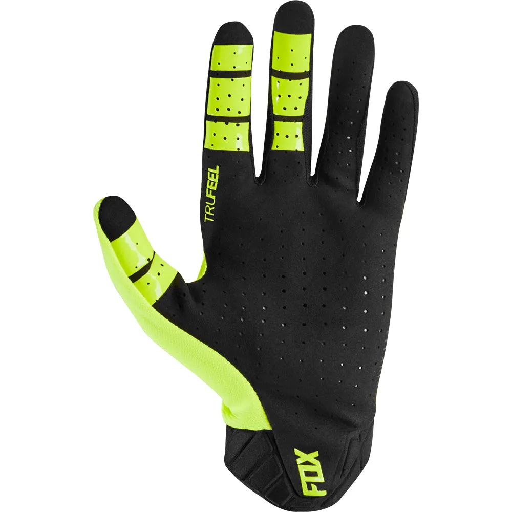 FOX FLEXAIR GLOVES LUNAR [DAY GLO YELLOW]