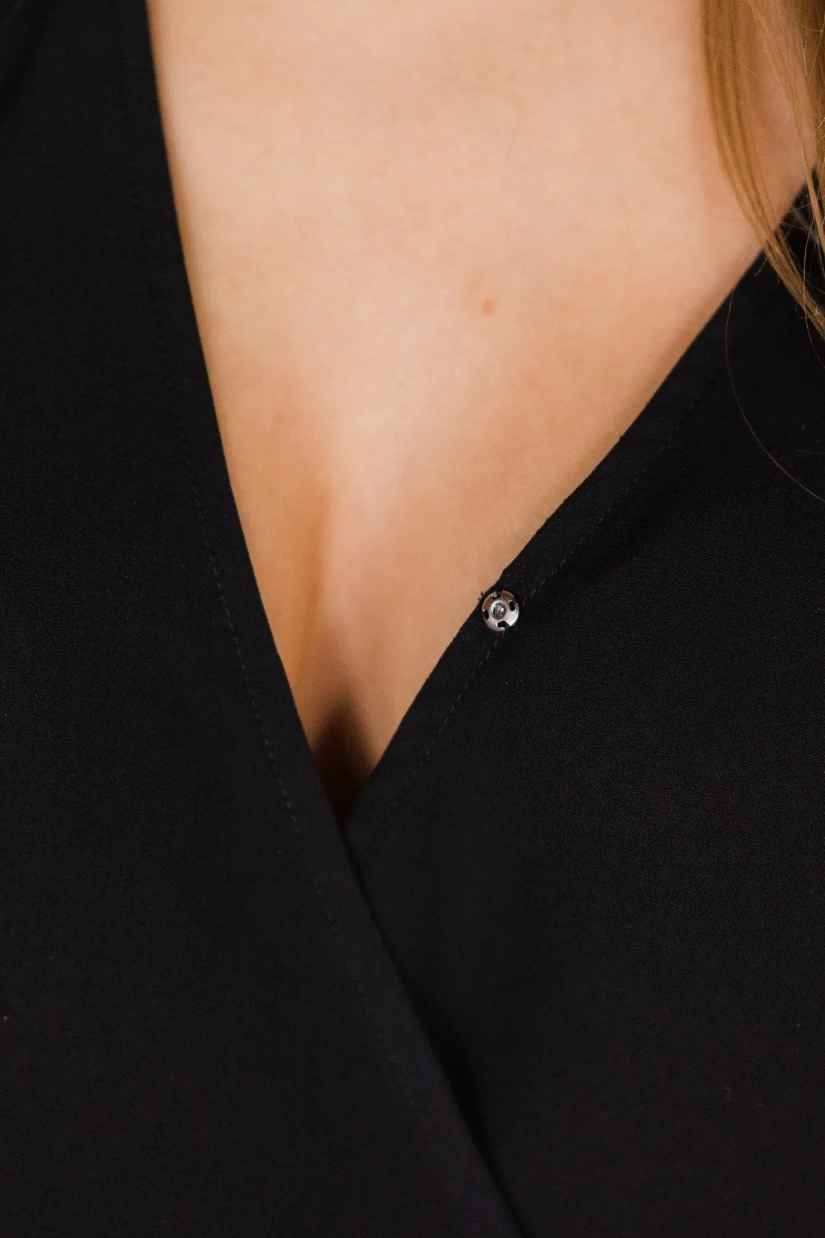 Fun For Tonight Black Long Sleeve Top