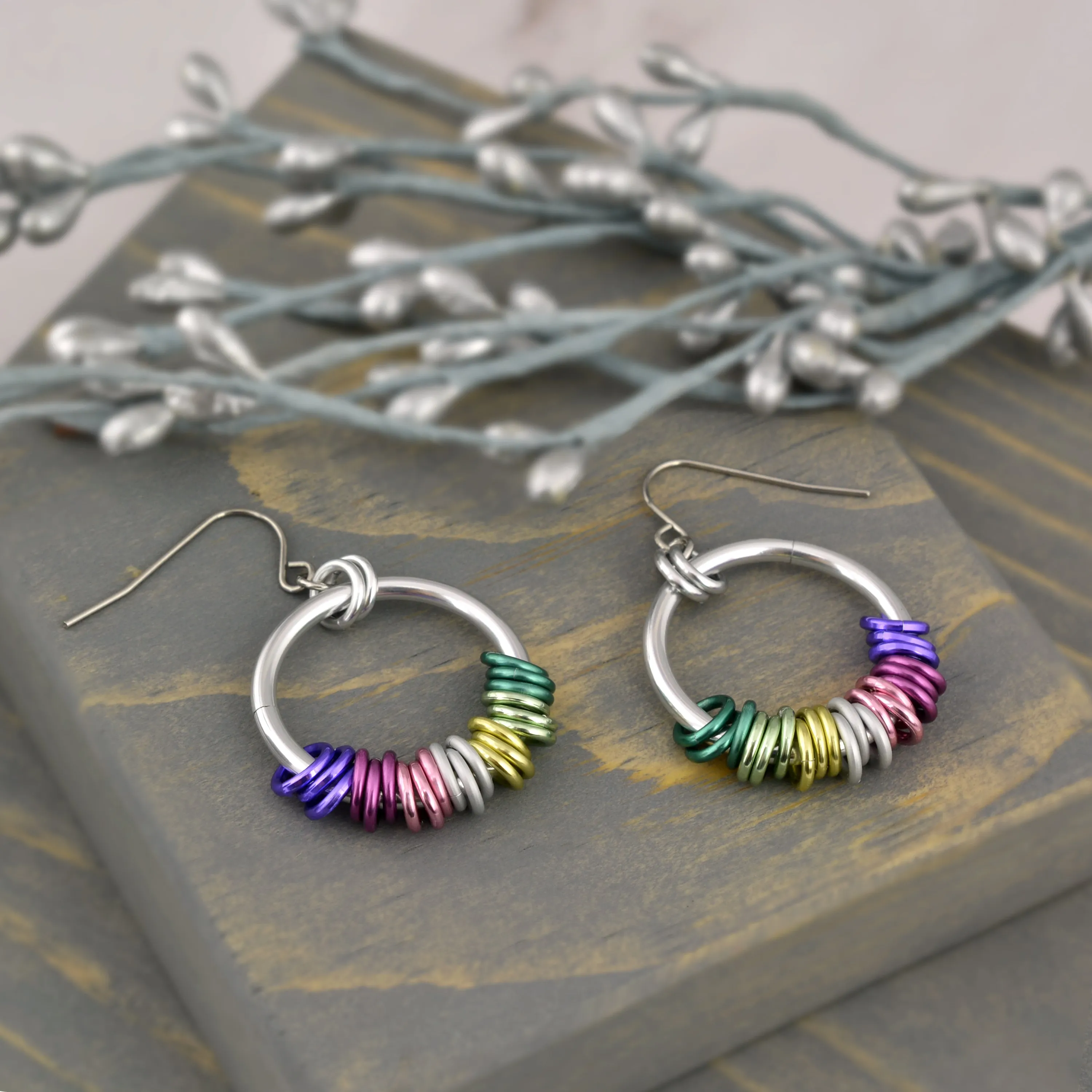Genderfae Pride - Hoop Earring