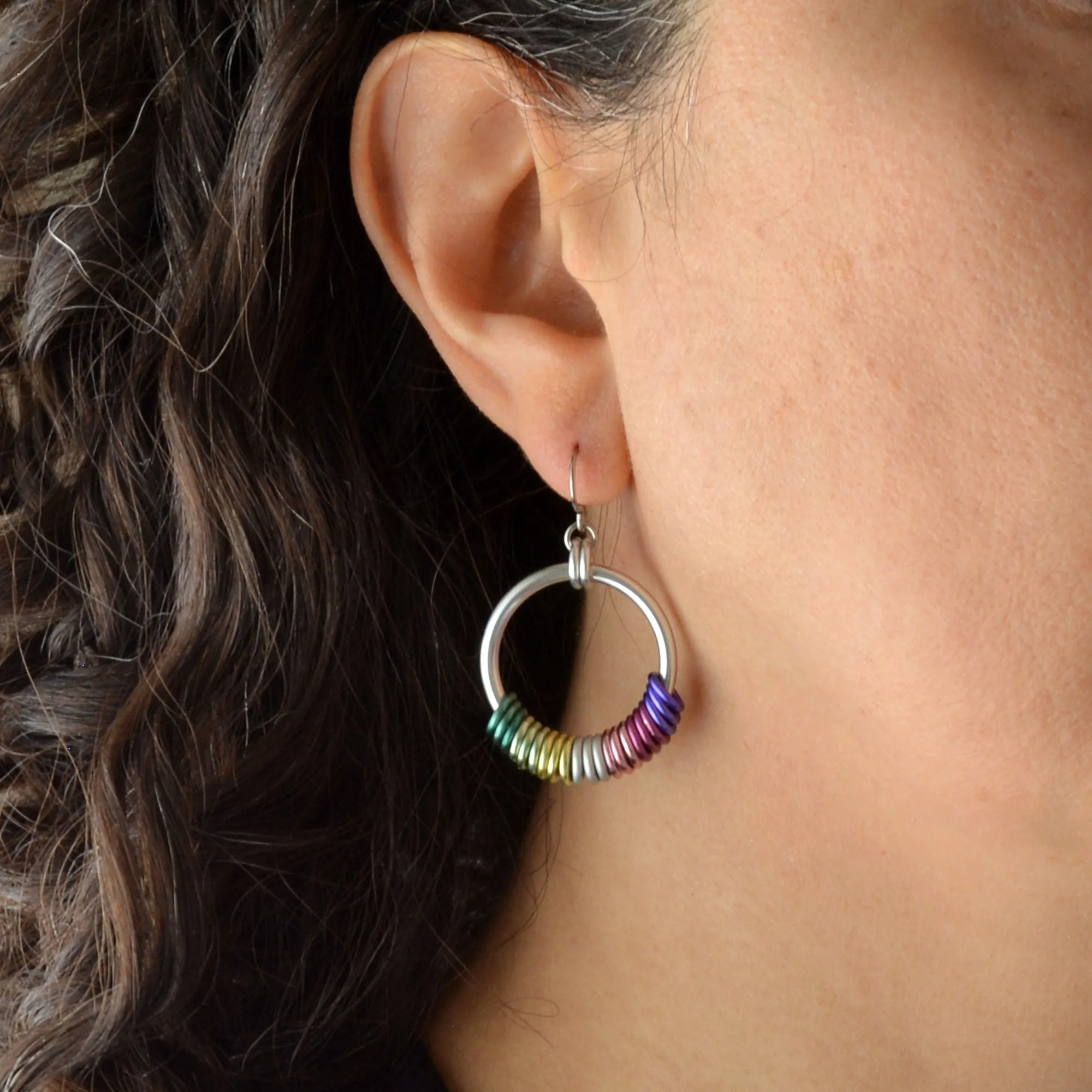Genderfae Pride - Hoop Earring