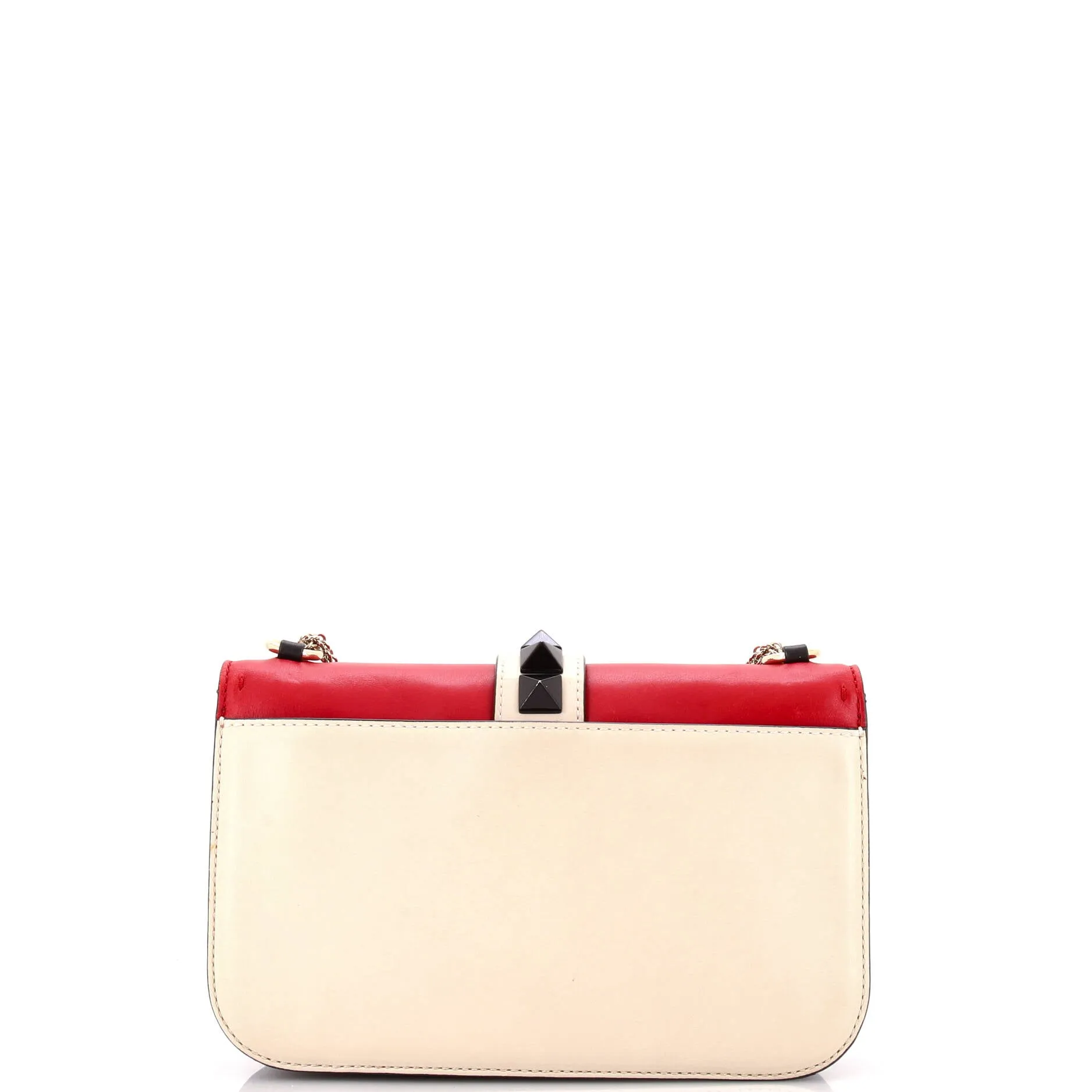Glam Lock Shoulder Bag Leather Medium