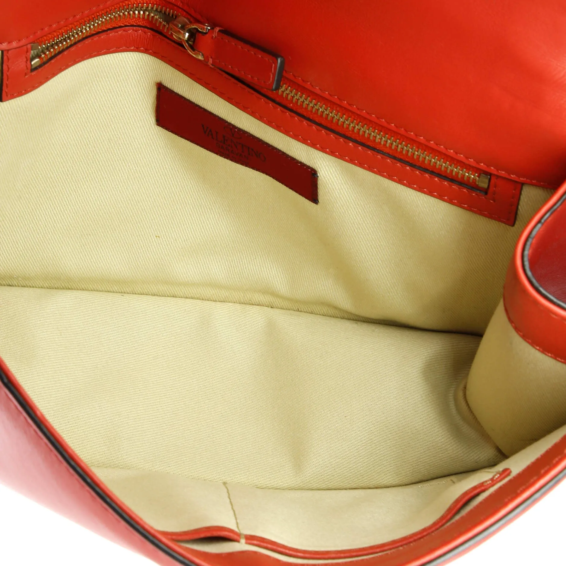 Glam Lock Shoulder Bag Leather Medium