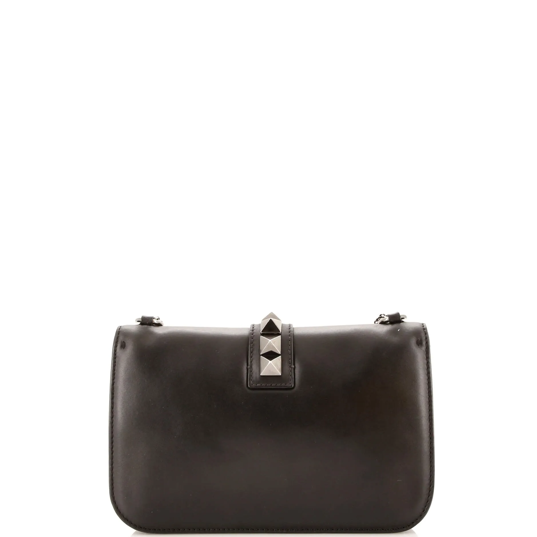 Glam Lock Shoulder Bag Leather Medium