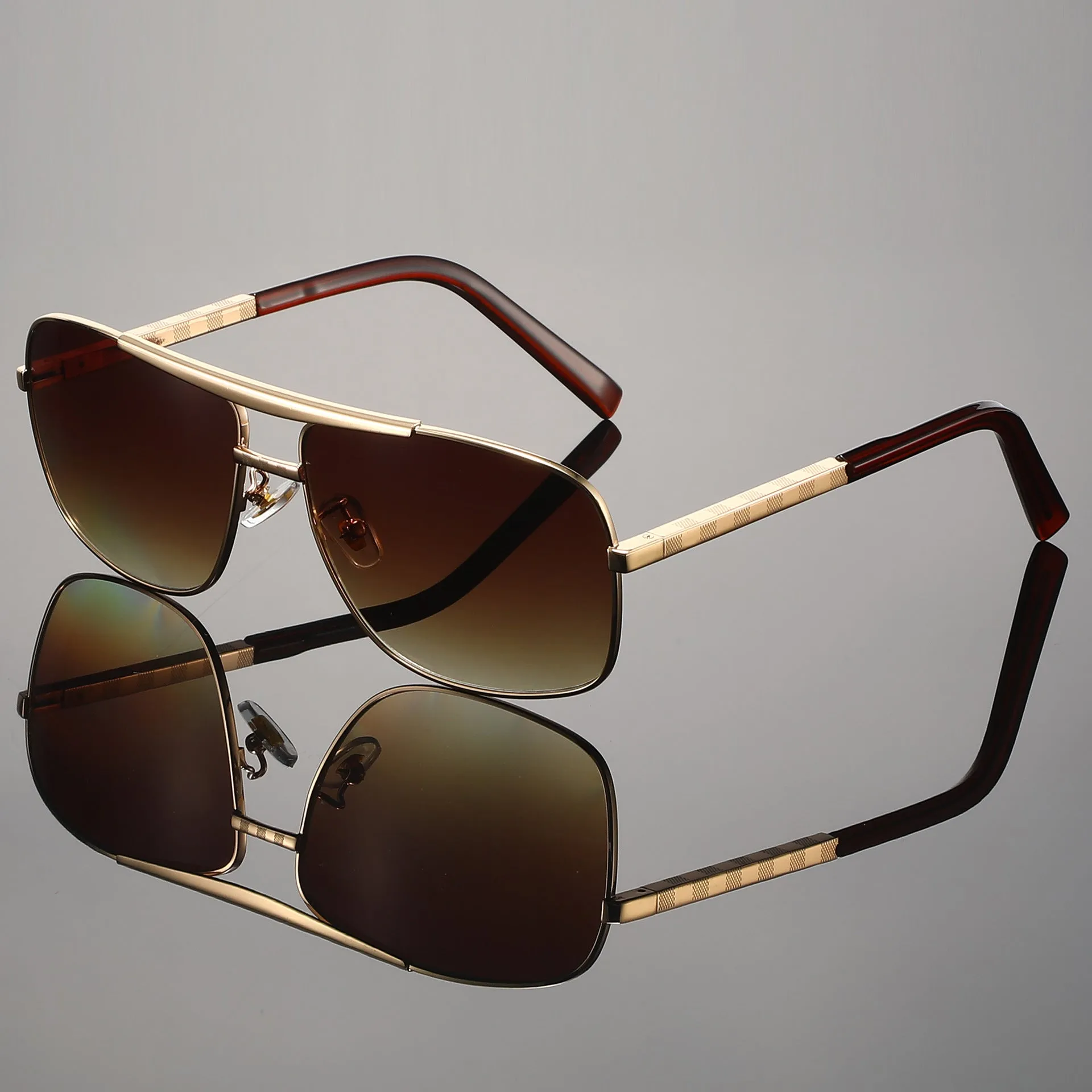 Gradient Square Frame Sunglasses
