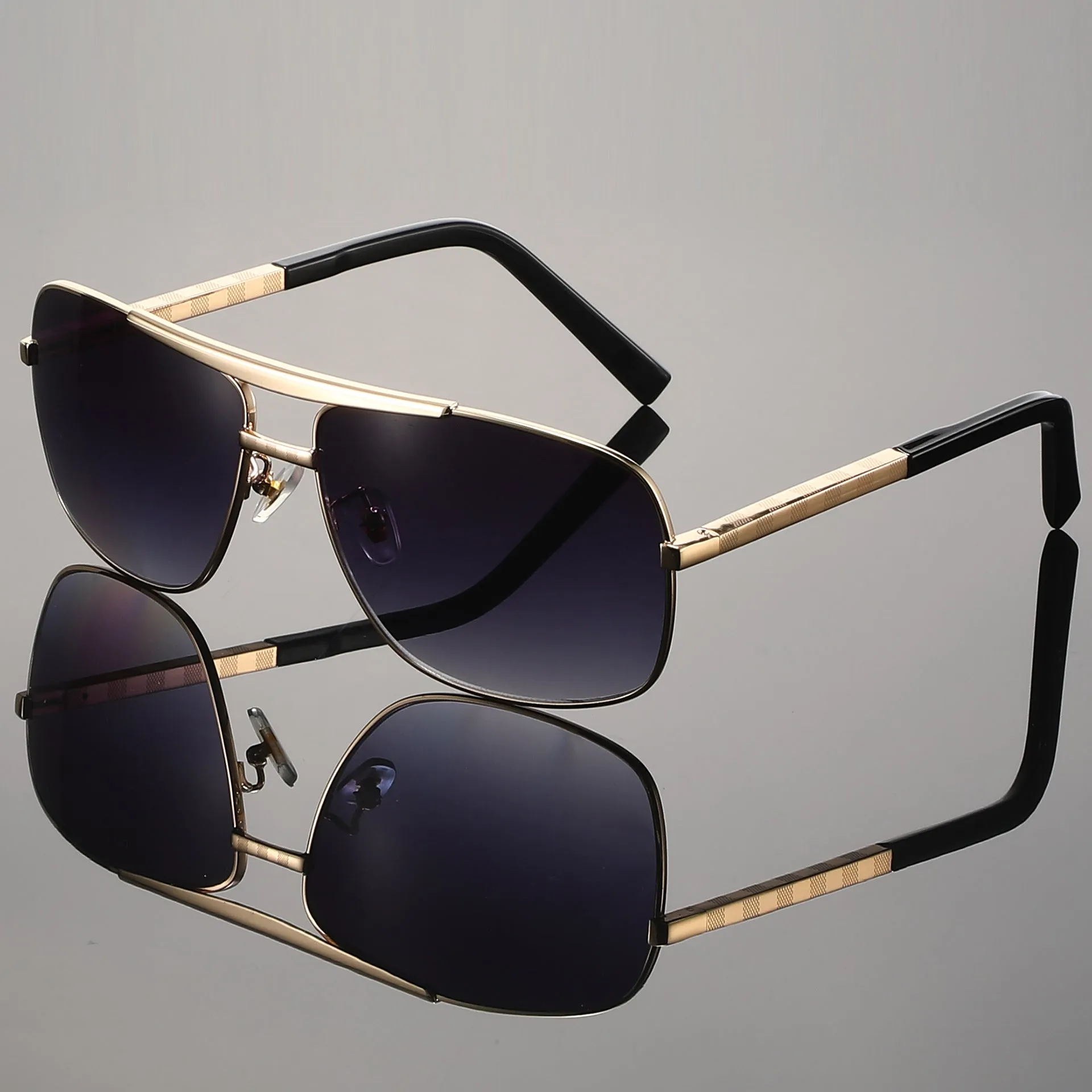 Gradient Square Frame Sunglasses