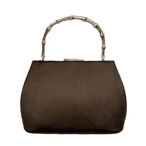 Gucci Brown Satin Mini 2way Bag