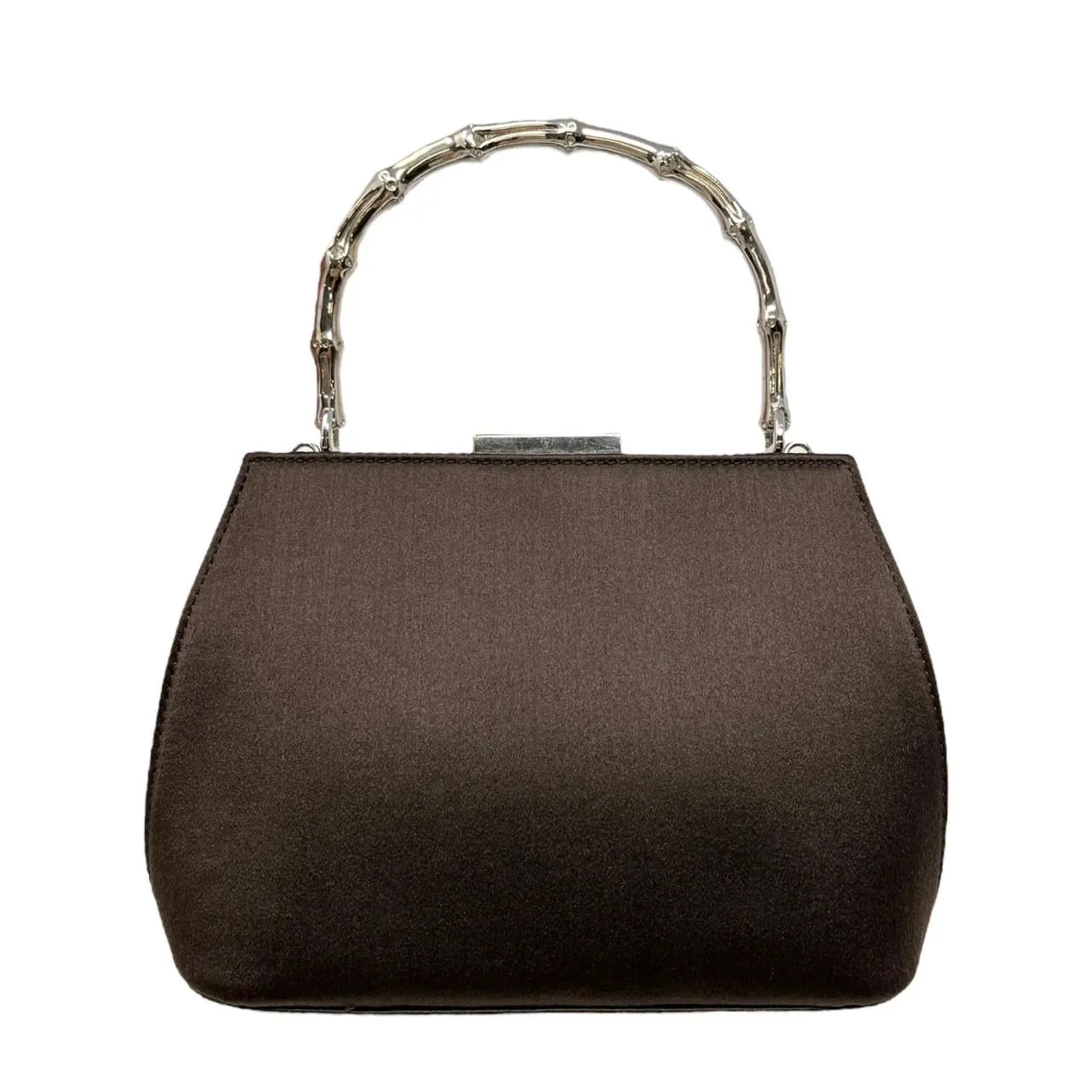 Gucci Brown Satin Mini 2way Bag