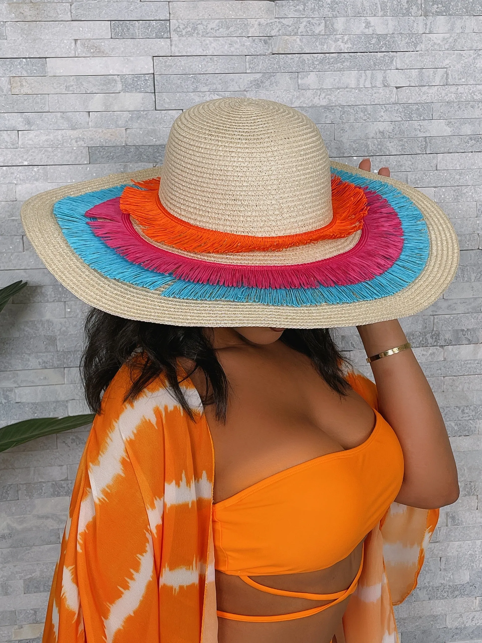H3413- BOHEMIAN STYLE SUN HAT