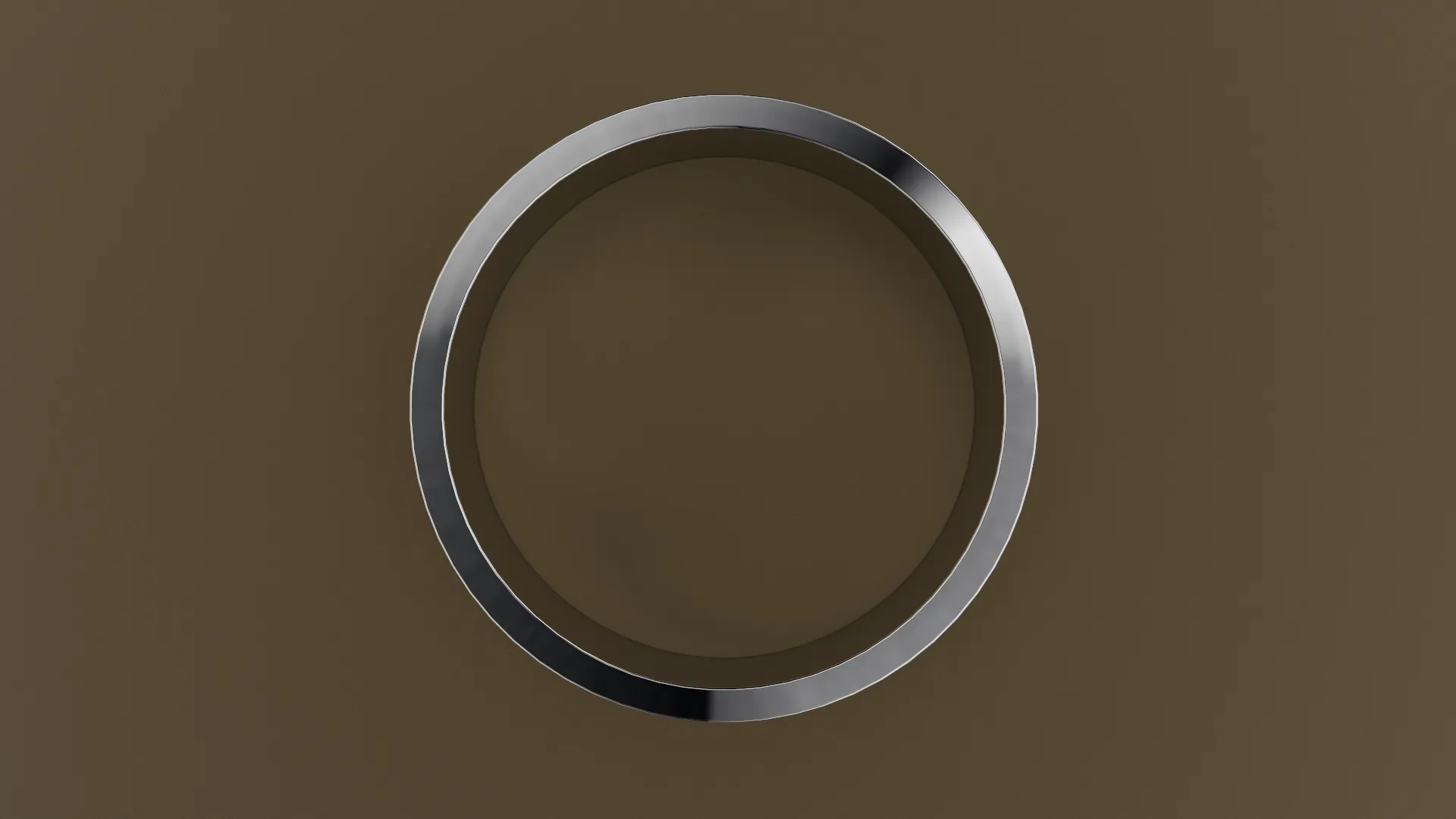 Hammered White Gold 7mm Flat Wedding Band