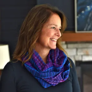 Hand Woven Infinity Scarf | Atitlan Evening