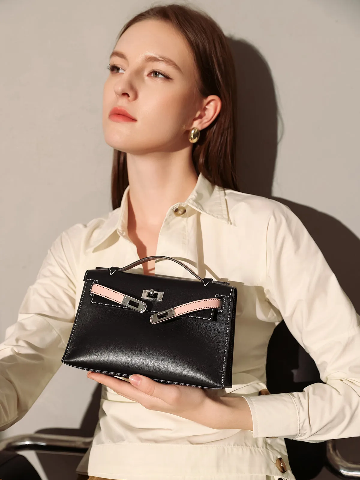 Handle Pasadena Shockproof Everyday Massive bargain Top Bag Leather