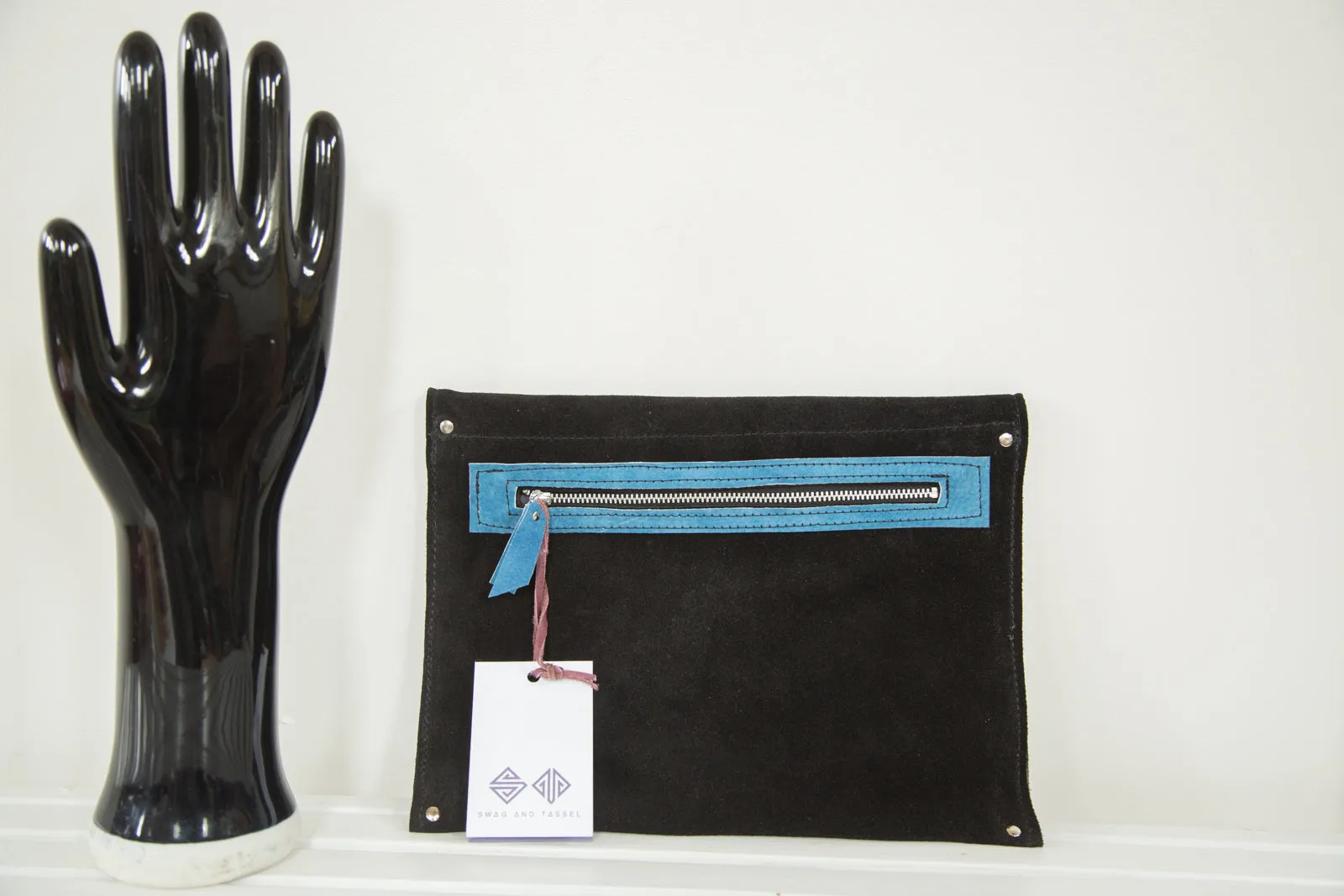Handmade Rug Fragment Clutch