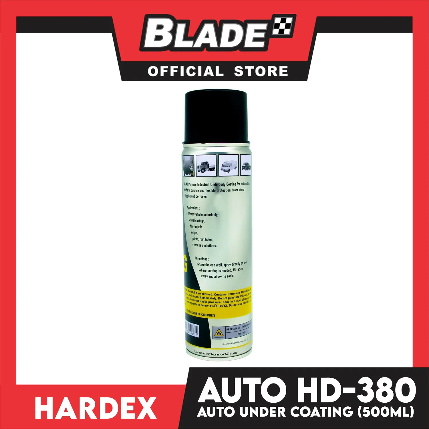 Hardex Auto Under Coating HD-380 500ml