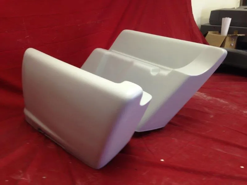 Harley Davidson 4.5" Extended Stretched Saddlebags - No Lids 2014 - 2018  Model Style Bags