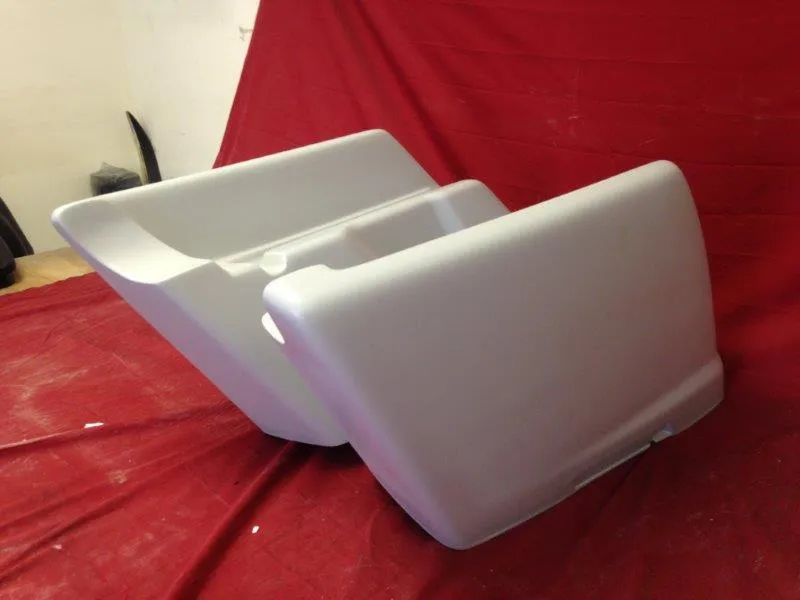 Harley Davidson 4.5" Extended Stretched Saddlebags - No Lids 2014 - 2018  Model Style Bags