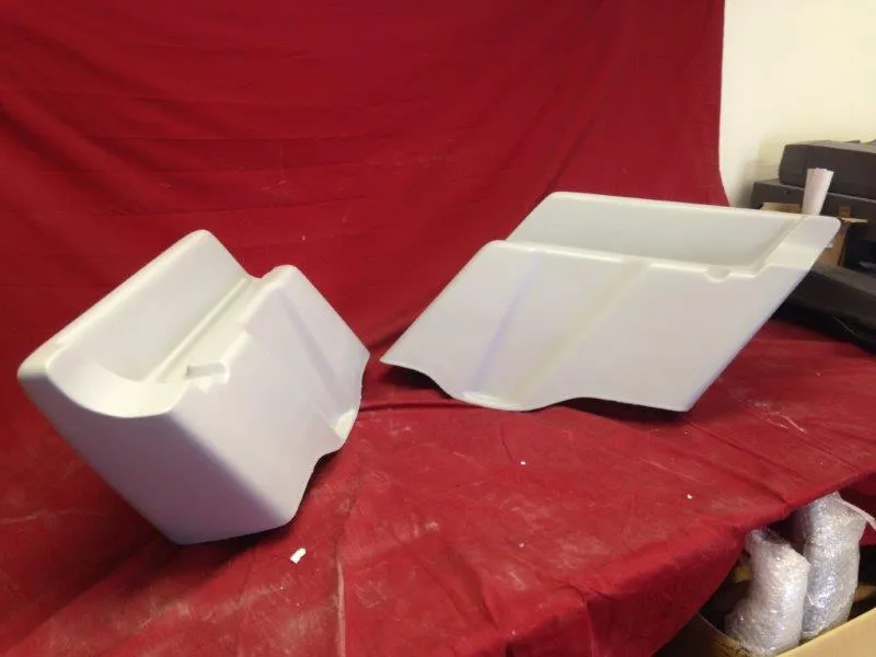 Harley Davidson 4.5" Extended Stretched Saddlebags - No Lids 2014 - 2018  Model Style Bags